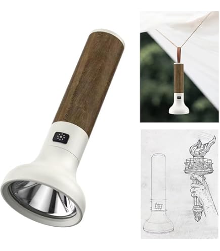 Amazon.co.jp: Cabilock ヴィンテージ懐中電灯 17×4.5×3.5Cm 約105G